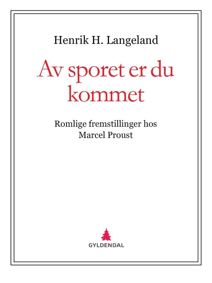 Av sporet er du kommet - romlige fremstillinger hos Marcel Proust